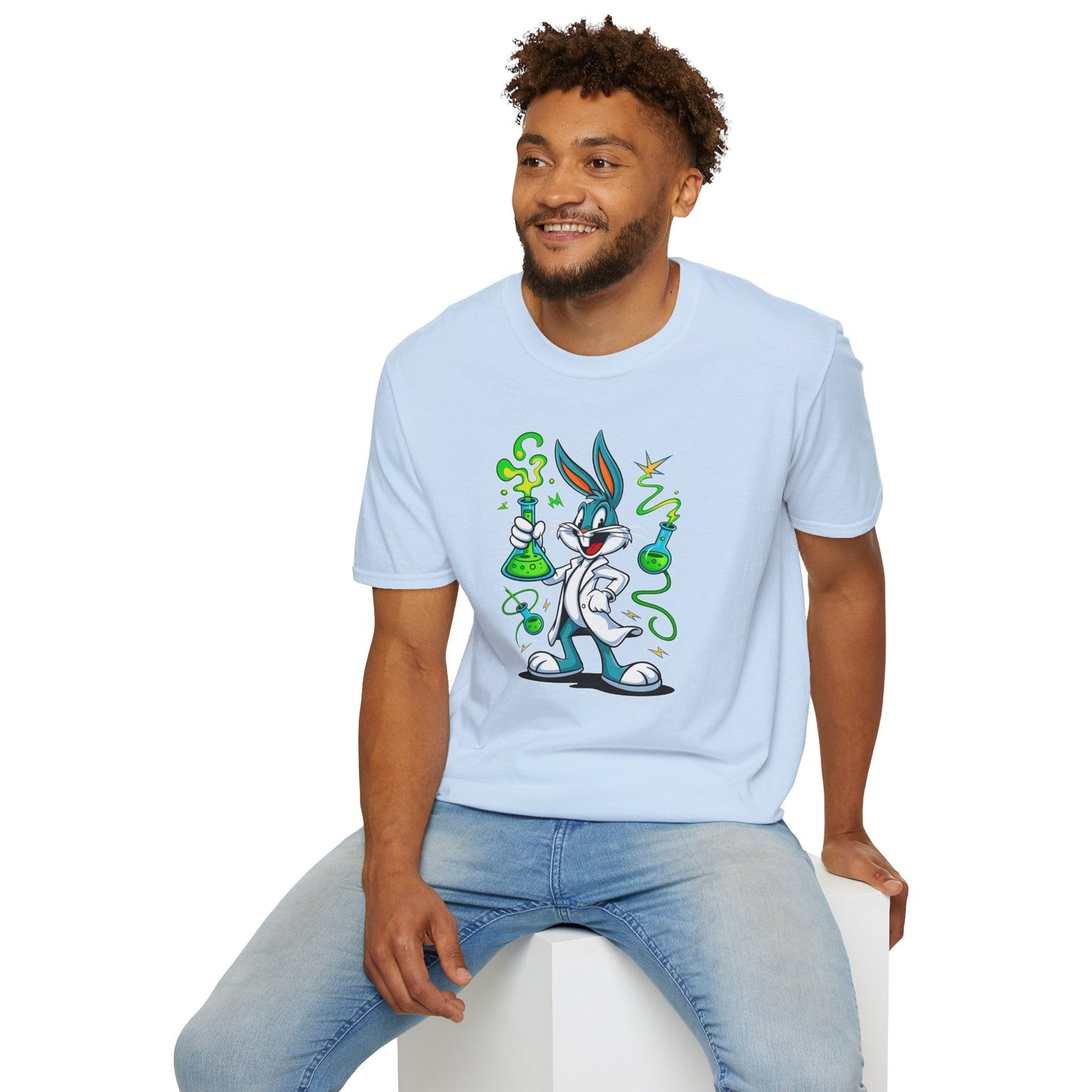 Bugs Bunny T Shirt Cartoon Design Unisex Softstyle 64000 Tee Graphic Shirt Art Design
