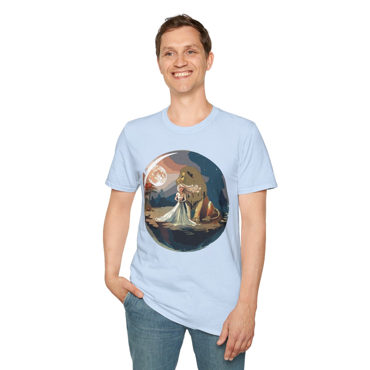 Womens Graphic T Shirt Art Design Unisex Softstyle 64000 Gildan Short Sleeve Tee