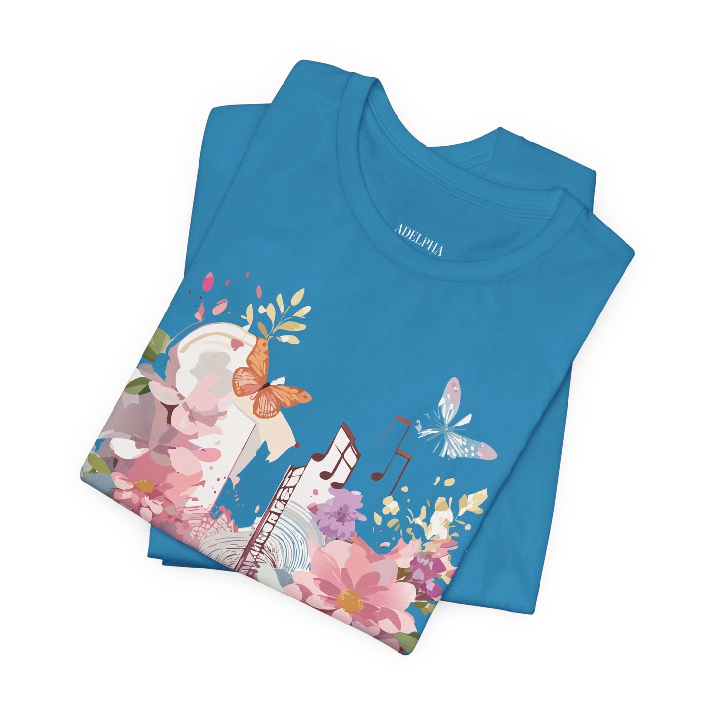 Adelpha Vintage Inspired Graphic T Shirt Unisex Short Sleeve Art Tee Premium Quality