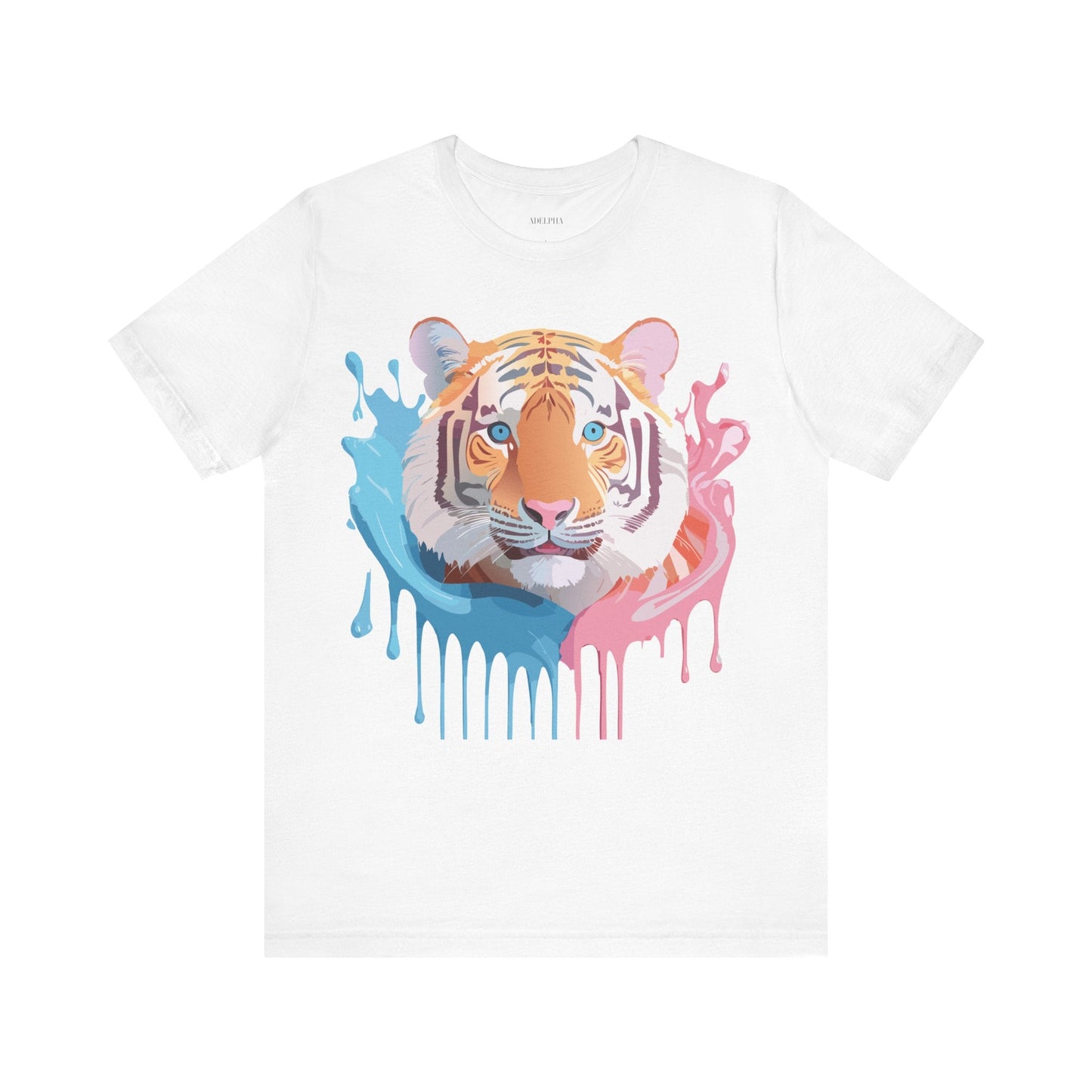 Tiger Graphic T Shirt Unisex Short Sleeve Tee By Adelpha Artwork Vintage Inspired