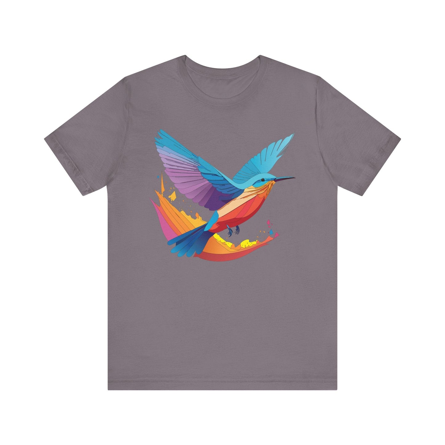 Unisex Animal Shirt Art Design Tee With Wild Animals Print Soft Comfortable Short Sleeve Tee
