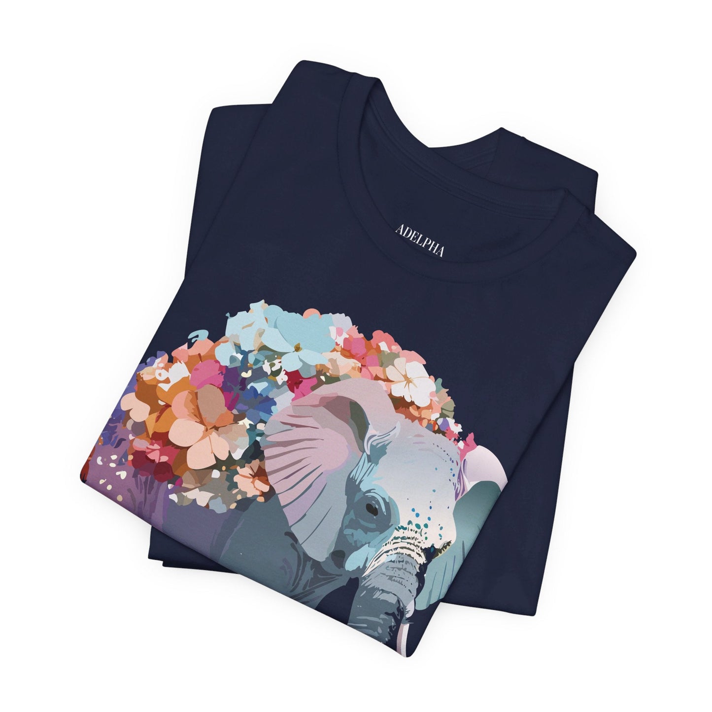 Elephant Graphic T Shirt Unisex Vintage Inspired Adelpha Artwork Short Sleeve Tee