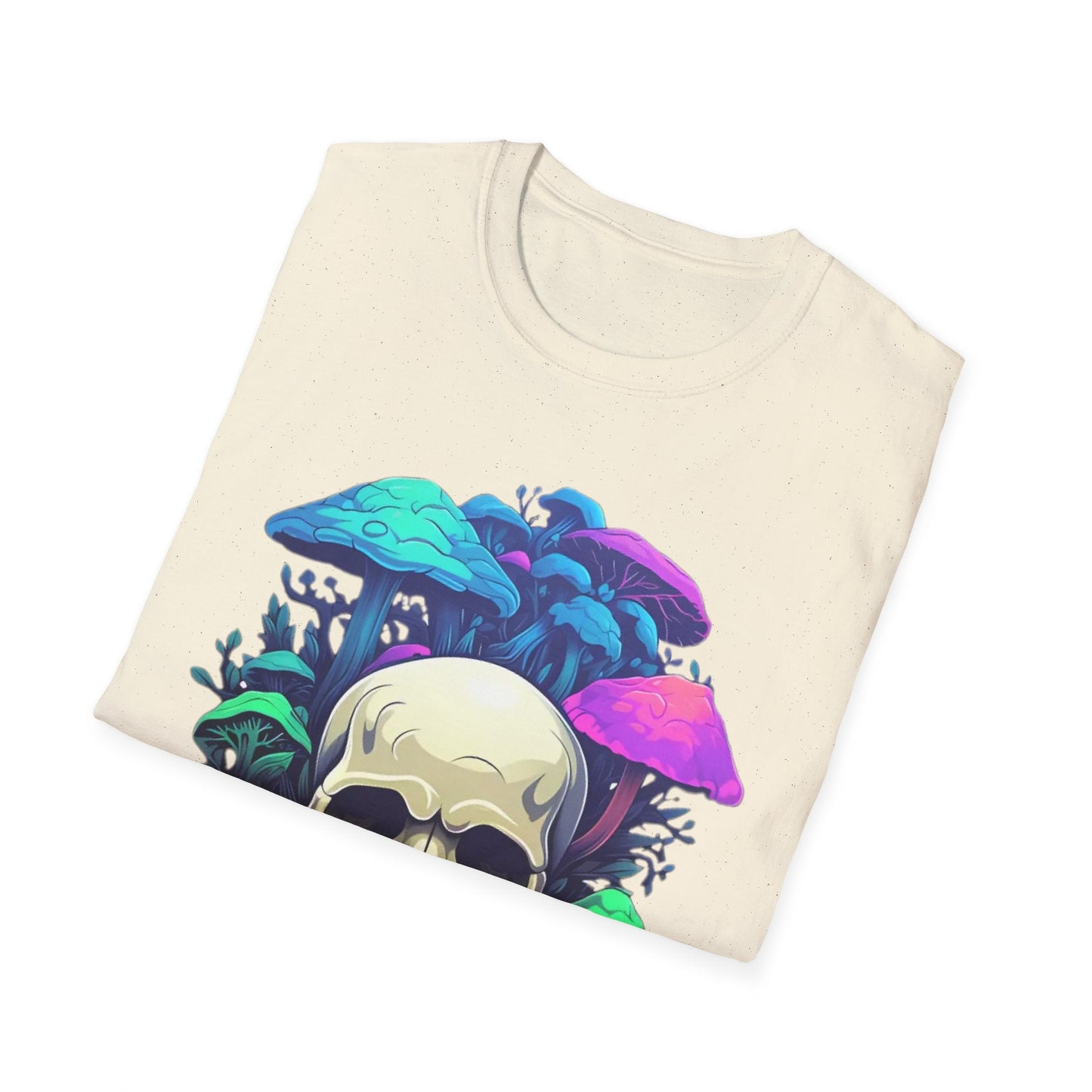 Unisex Skull Tee Shirt Short Sleeve Skeleton Design Gildan Softstyle Cotton Tee Shirt