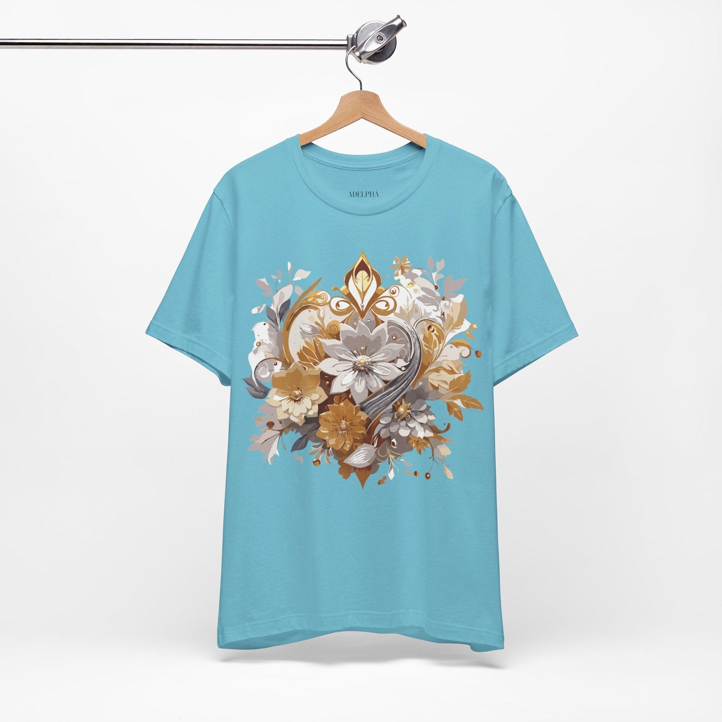 Adelpha Vintage Inspired Unisex Graphic Tee Short Sleeve Jersey Art Design Premium Casual Wear