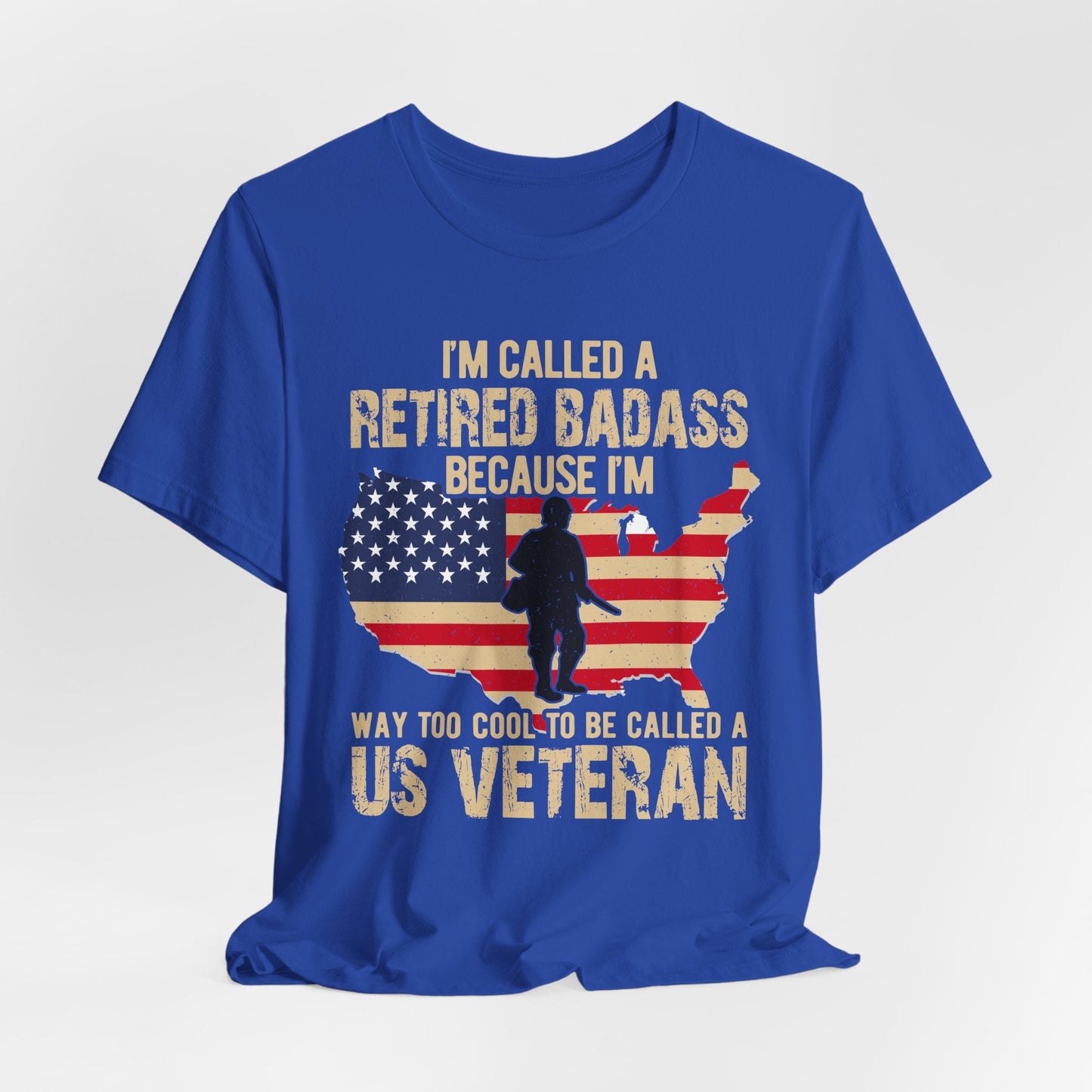 Army Veteran Patriotic Graphic Design Unisex Cotton T-Shirt v22