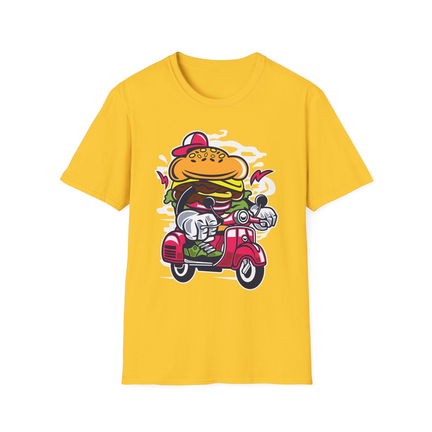 Cartoon T Shirt Animation Tee Funny Unisex Softstyle Gildan 64000 100 Percent Ring Spun Cotton