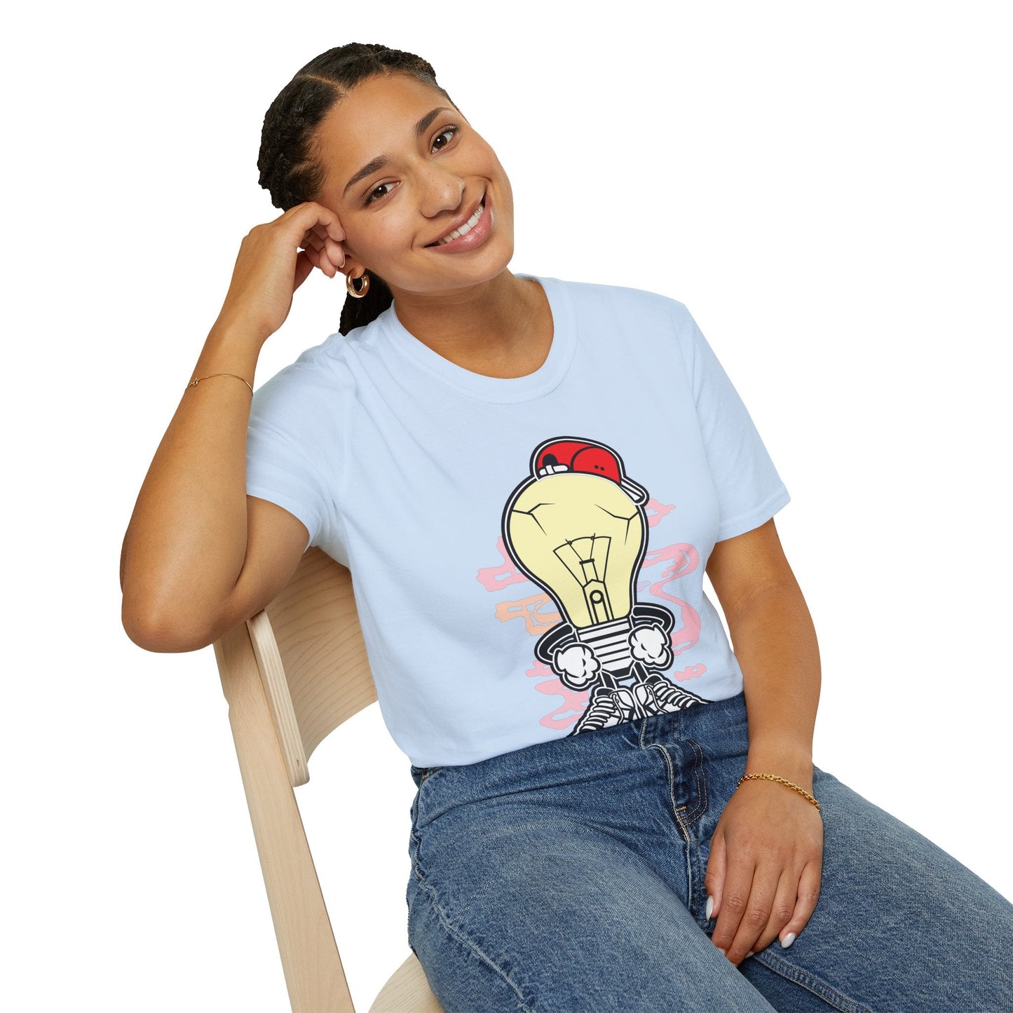 Cartoon T Shirt Animation Tee Funny Graphic Unisex Gildan Softstyle 64000 Cotton Tee