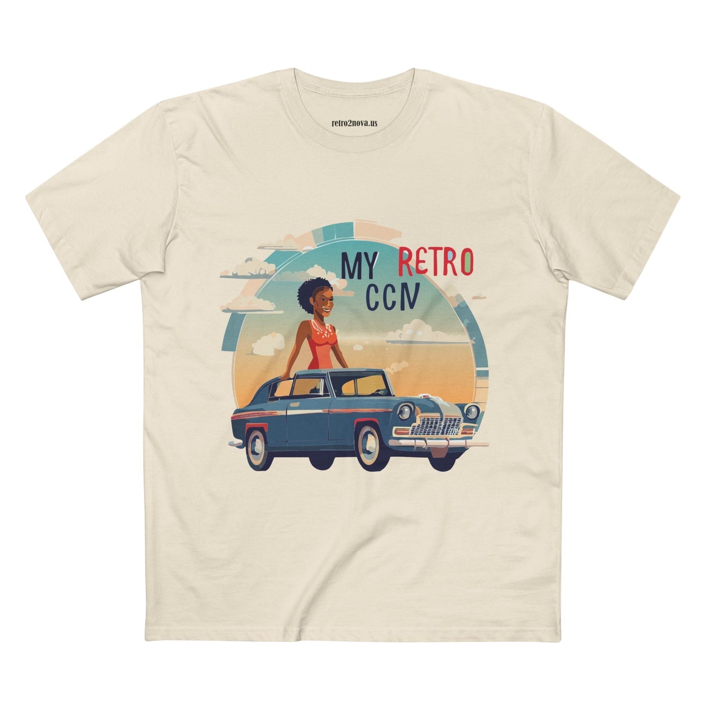 Retro Car Shirts Vintage Car Shirts RC 14 Unisex Premium Cotton Tee With Original Art Design