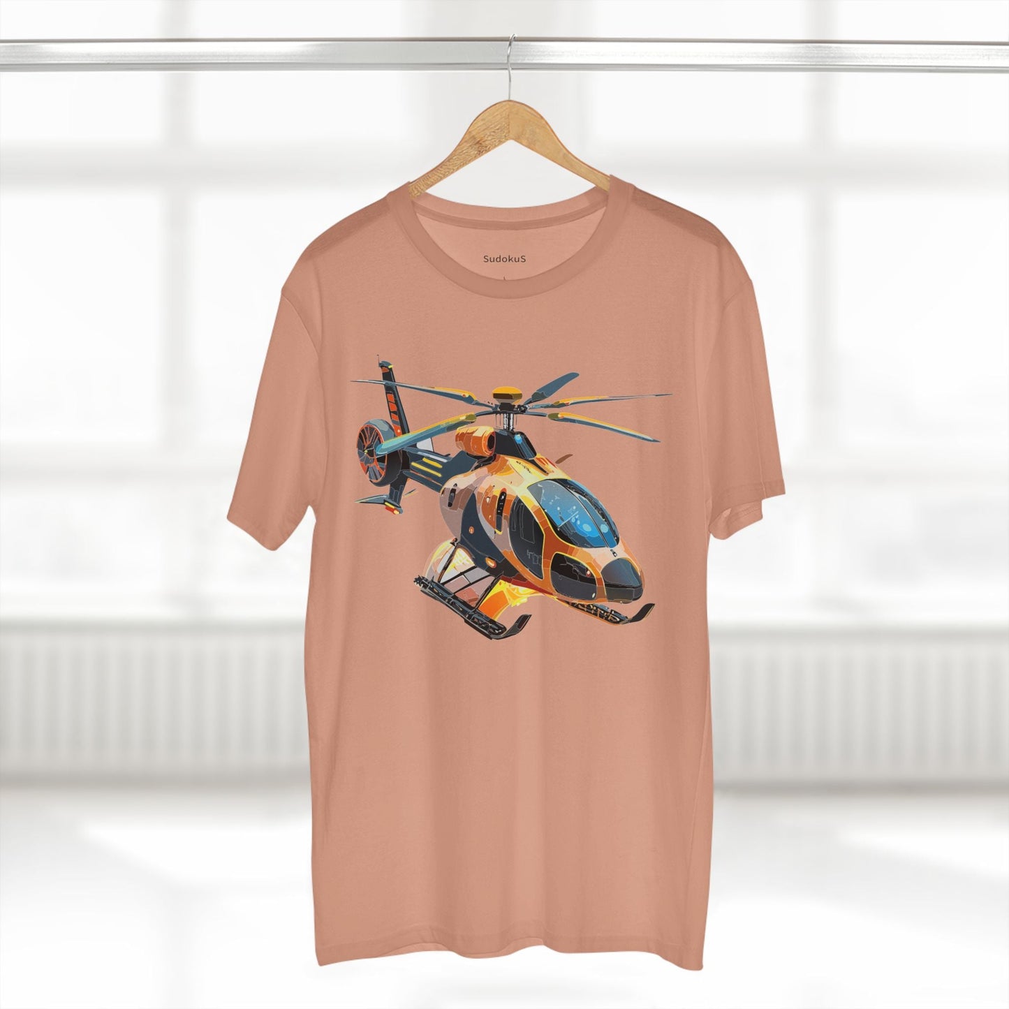 Chopper Graphic Unisex 100 Cotton Staple Tee 6