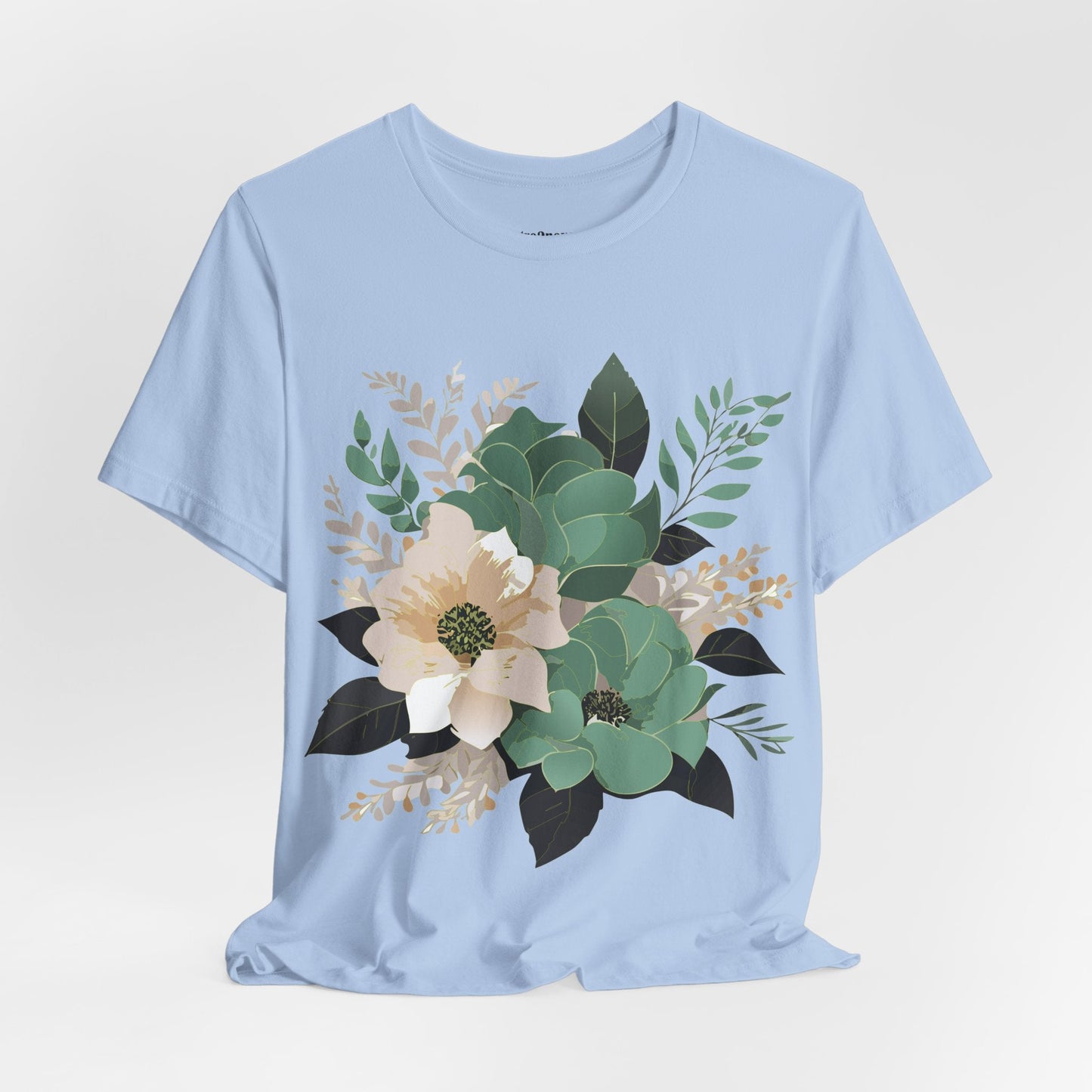 Flowers Shirt Floral Shirt Unisex Jersey Short Sleeve Tee From Flowers Collection Retro2Nova