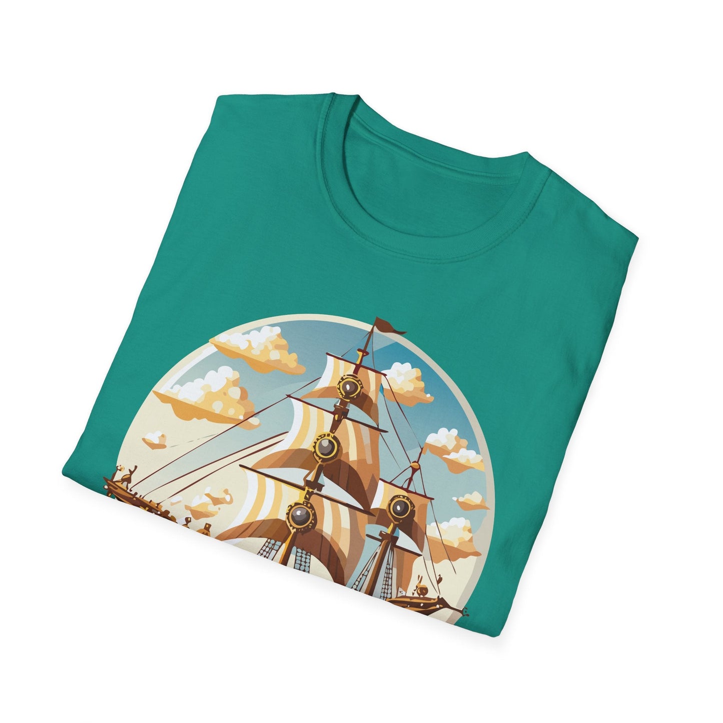 Ship T Shirt Frigate T Shirt Vessel Tee Gildan Softstyle 64000 Unisex Cotton Comfort
