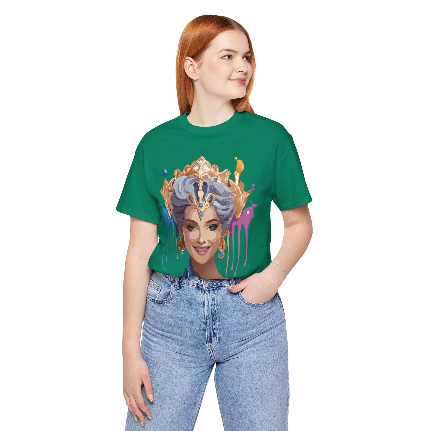 Queen Woman Portrait Graphic Unisex 100 Cotton Vintage Artwork Tee 18