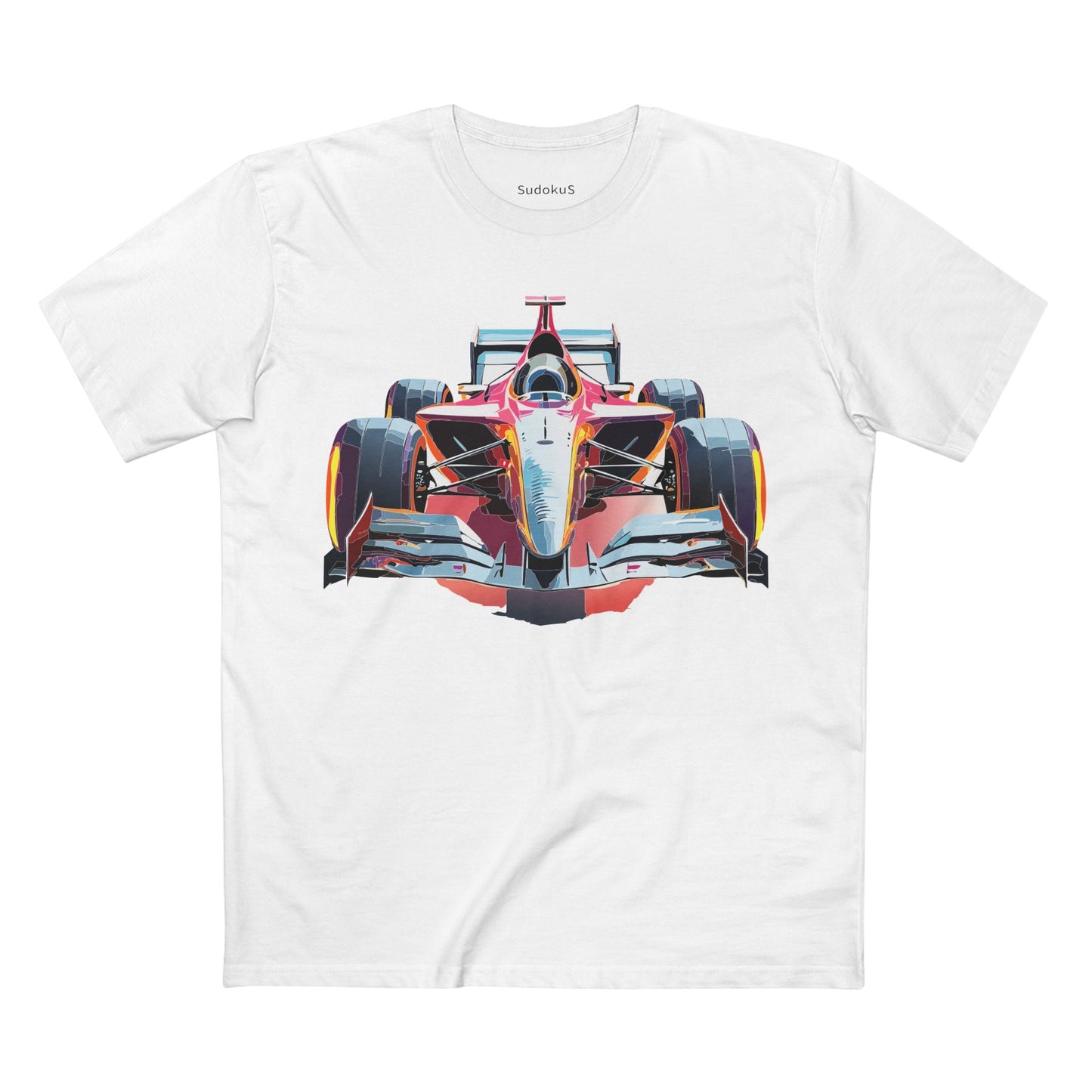 Car Graphic Unisex 100 Cotton Staple Tee 7