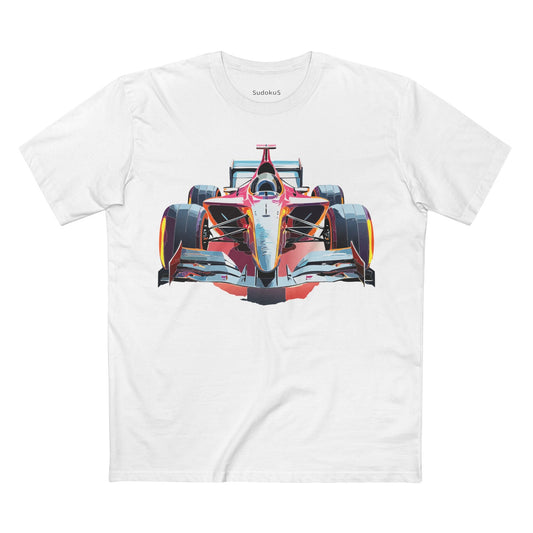 Car Graphic Unisex 100 Cotton Staple Tee 7
