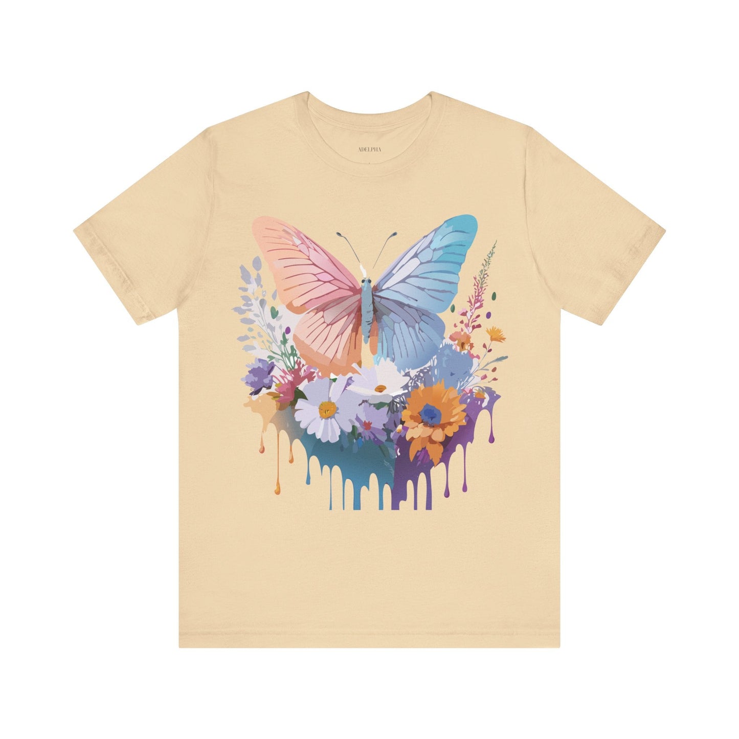 Butterfly Graphic T Shirt Unisex Adelpha Artwork Tee Vintage Style