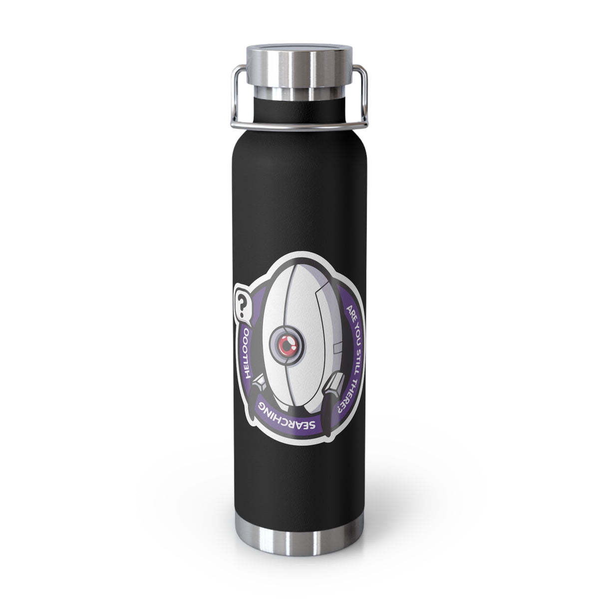 22oz Copper Insulated Water Bottle with Cartoon Design - CV62