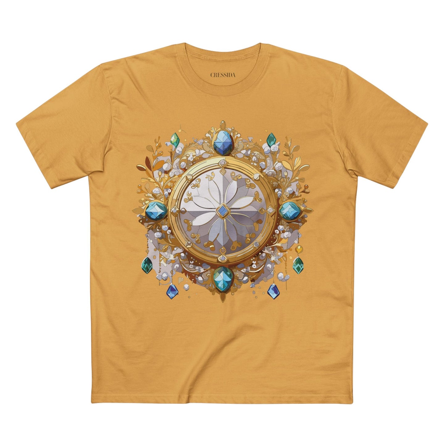Medallion Graphic T-Shirt Unisex 100 Cotton With Gold Art Design Medal Tee 13