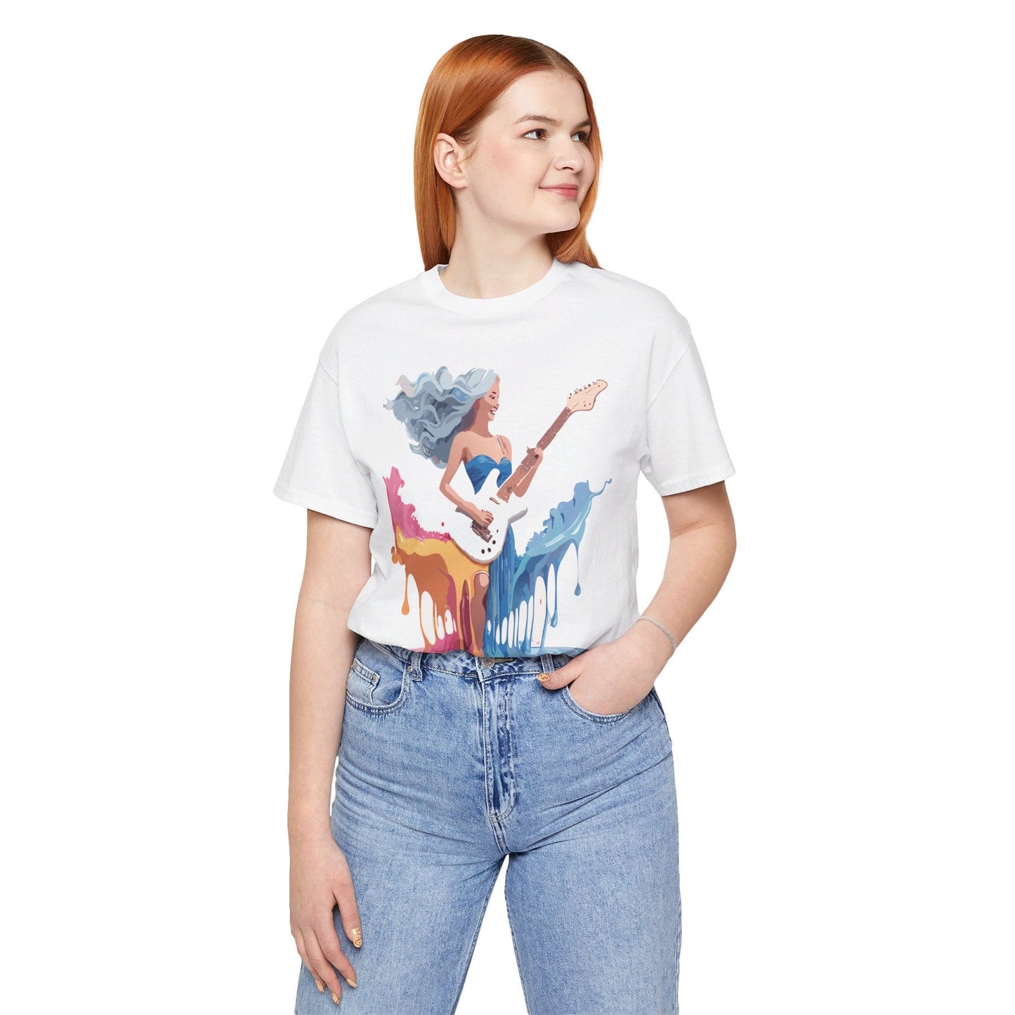 Music Graphic Tee Unisex Short Sleeve Shirt With Vintage Inspired Artwork From Adelpha