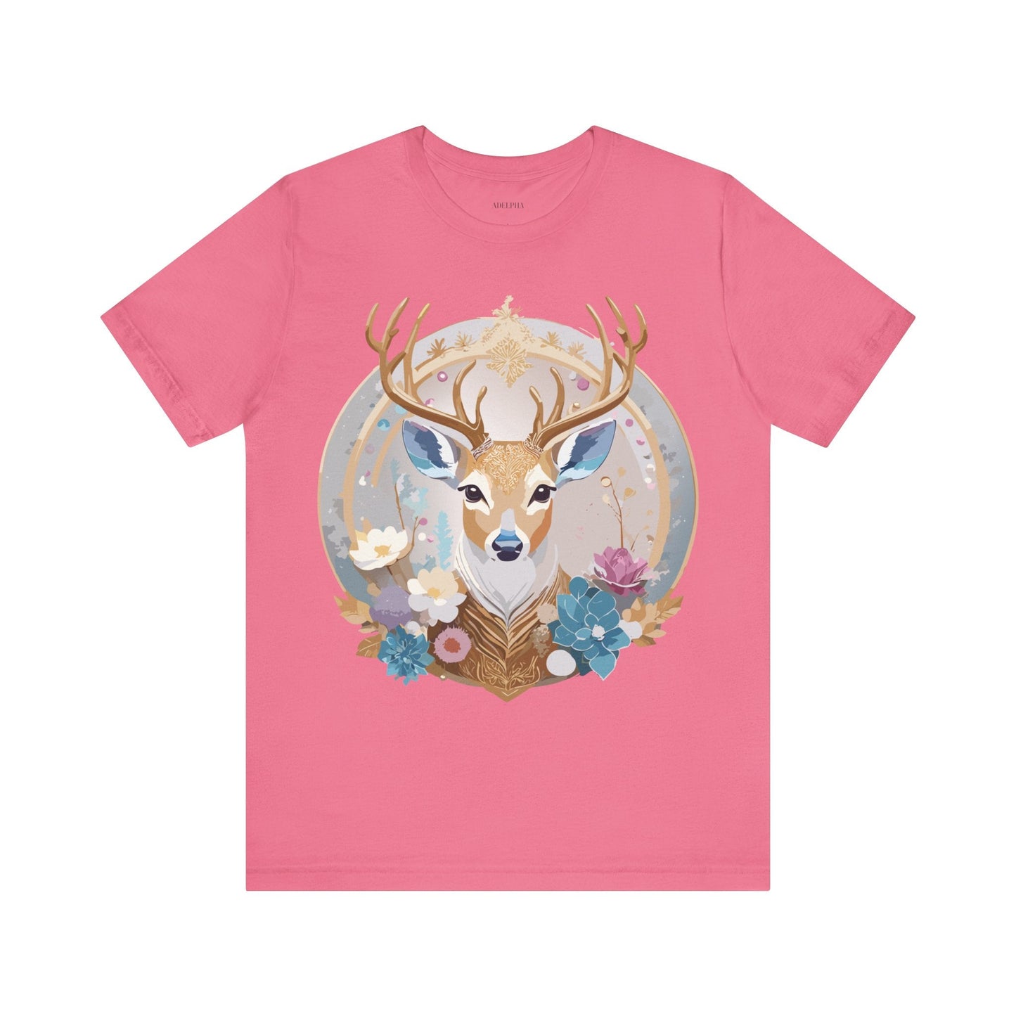 Medallion Graphic Unisex 100 Cotton Vintage Animal Medal Artwork Tee 72