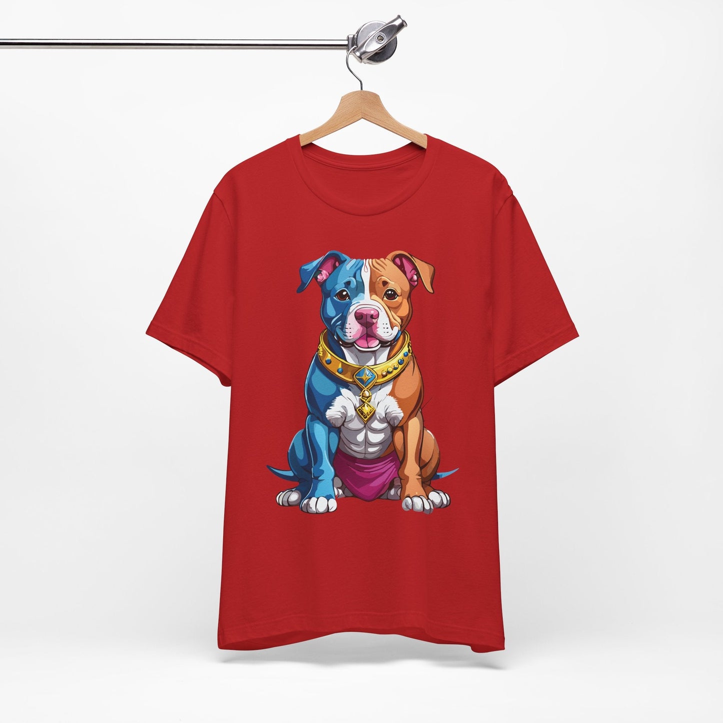 Unisex Animal Shirt Art Design Tee With Wild Animals Print Short Sleeve Jersey Tee