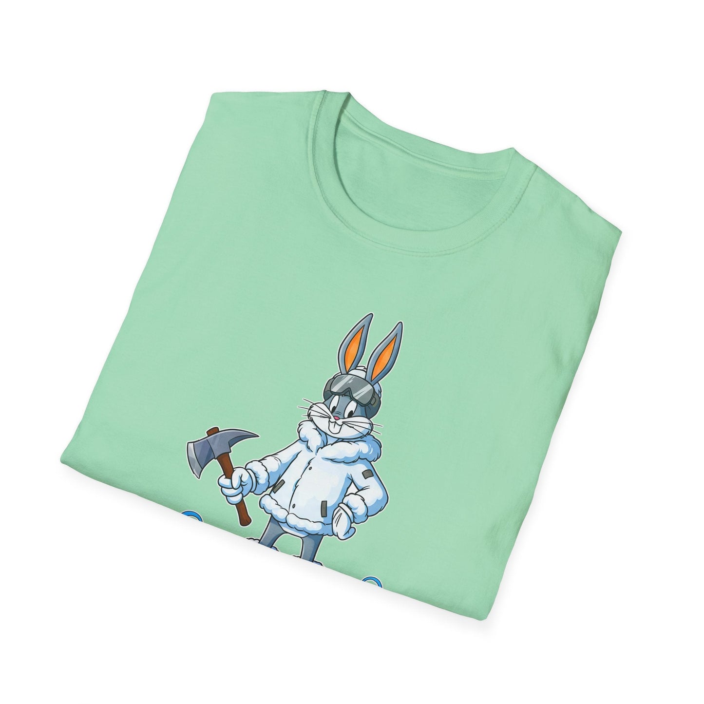 Cartoon Bunny Graphic Unisex Cotton Animal Animation Artwork Design Tee 25
