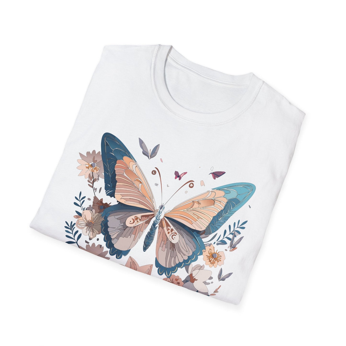 Monarch Butterfly T Shirt Unisex Softstyle Gildan 64000 Tee Lightweight Comfort Fit