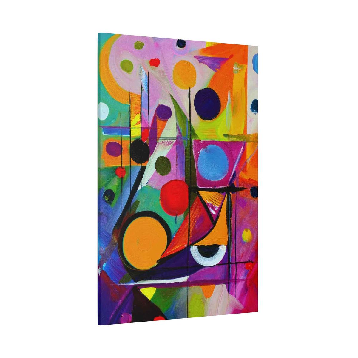 Abstract Painting Print Canvas 20x24,20x30,24x30, 24x32,24x36,30x40, 32x48,36x48,40x60 Pine-Wood Inner Frame ABS-15