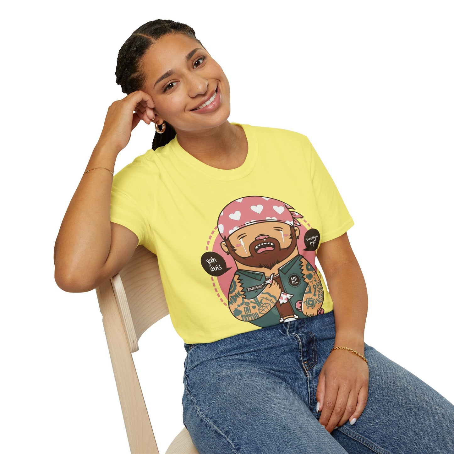 Cartoon Animation T Shirt Unisex Softstyle 100 Percent Ring Spun Cotton Comfort Tee