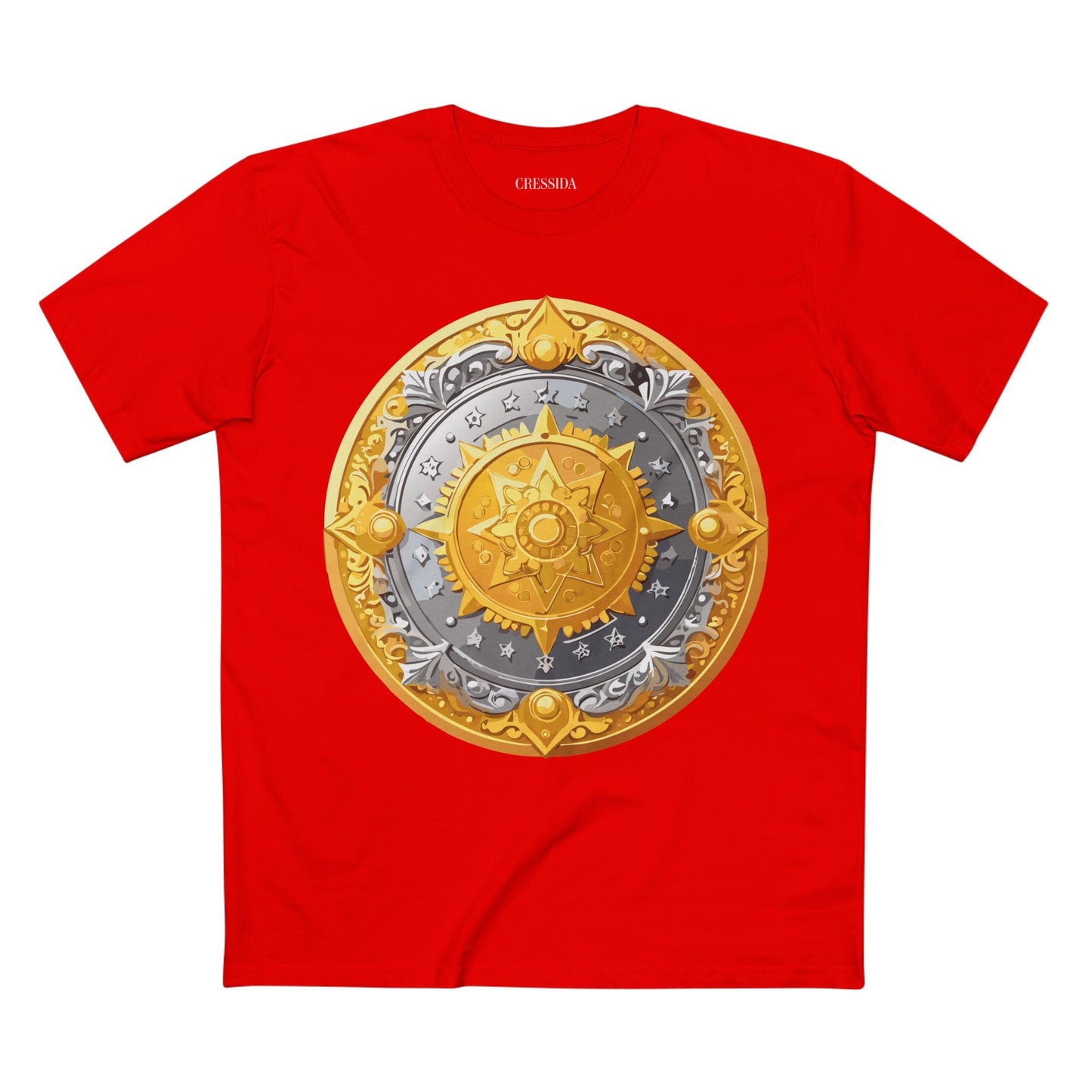 Antique Gold Coin Graphic Design T-Shirt Unisex 100 Cotton With Golden Print Artwork Tee 23