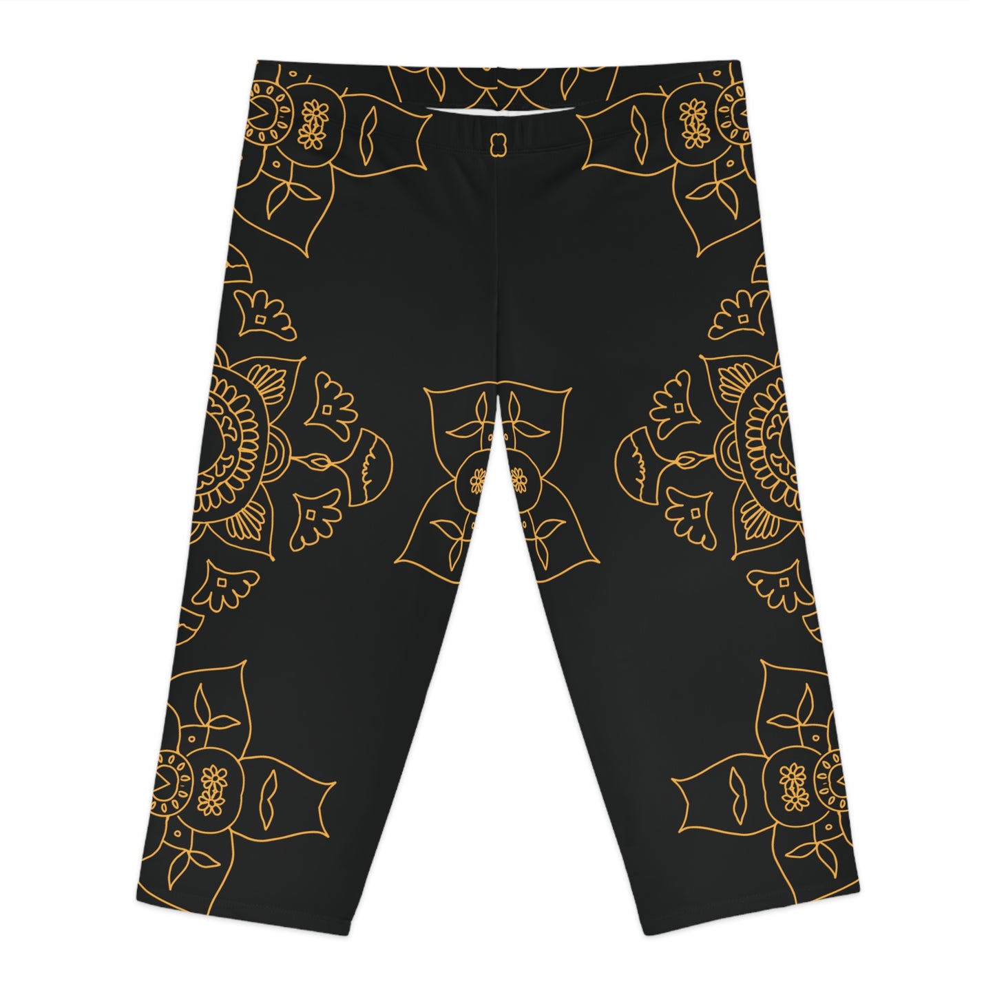 Legging capri à imprimé traditionnel