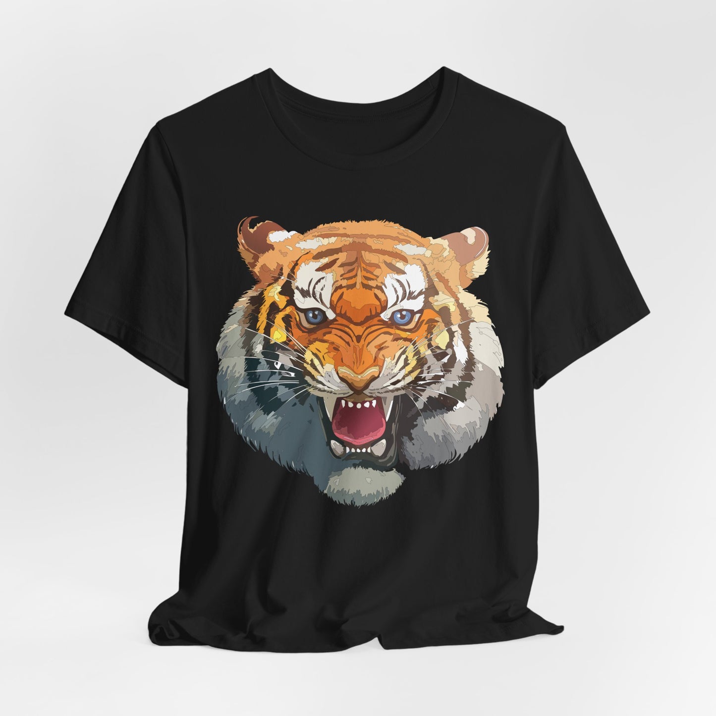 Tiger Shirt, Animal Shirt, T-Shirt with Tiger, Art Design Tee, Animal Tees, Safari T-Shirt, Graphic Design Tee 14
