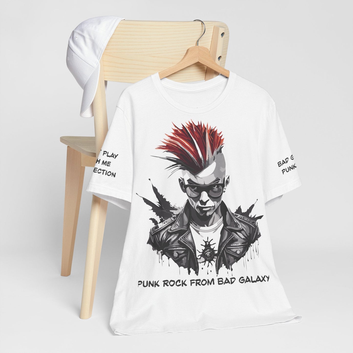 Punk Rock Tee Shirt Made In USA Free Shipping 100 Percent Cotton With Durable Stitching