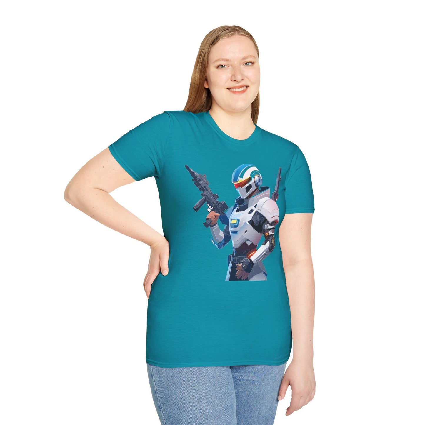 Robocop T Shirt Unisex Gildan Softstyle 64000 100 Percent Ring Spun Cotton Tee Premium
