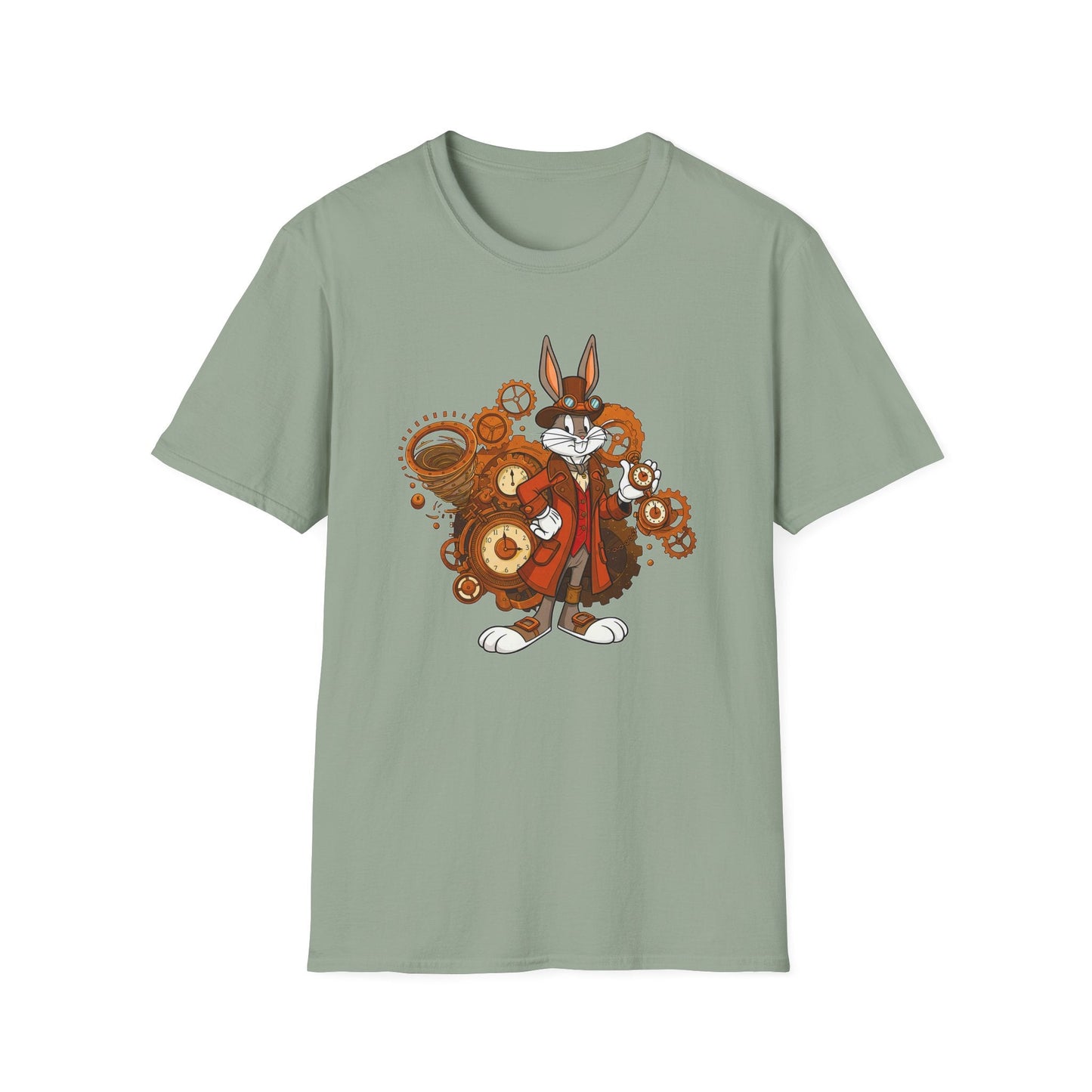 Bugs Bunny T Shirt Cartoon Tee Unisex Softstyle 100 Percent Cotton Gildan 64000 Tee