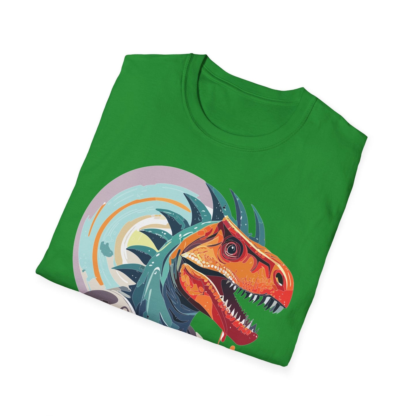 Unisex Gildan Softstyle 64000 Alien T Shirt With Cosmos Space Alien Art Graphic Tee