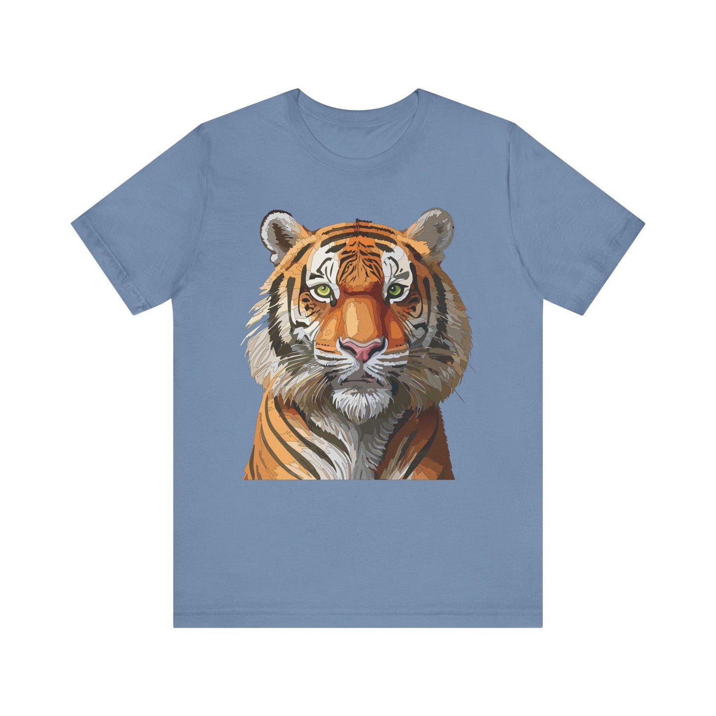 Unisex Animal Art Design Tee Shirt Wild Animals Graphic Tee Softstyle Gildan 64000