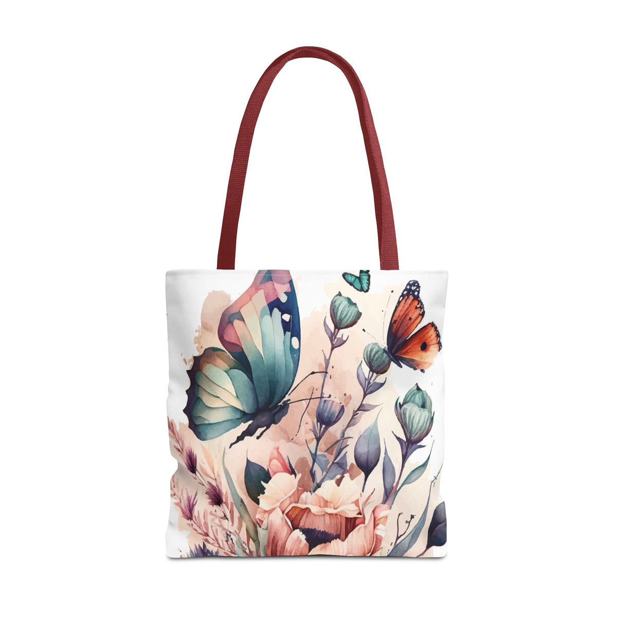 Bolsa con estampado de mariposas 