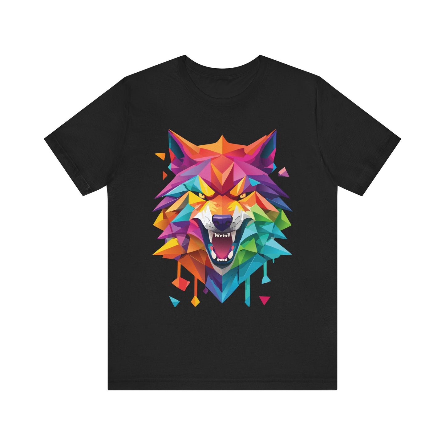 Unisex Animal Shirt With Art Design And Wild Animals Print Tee Short Sleeve Premium