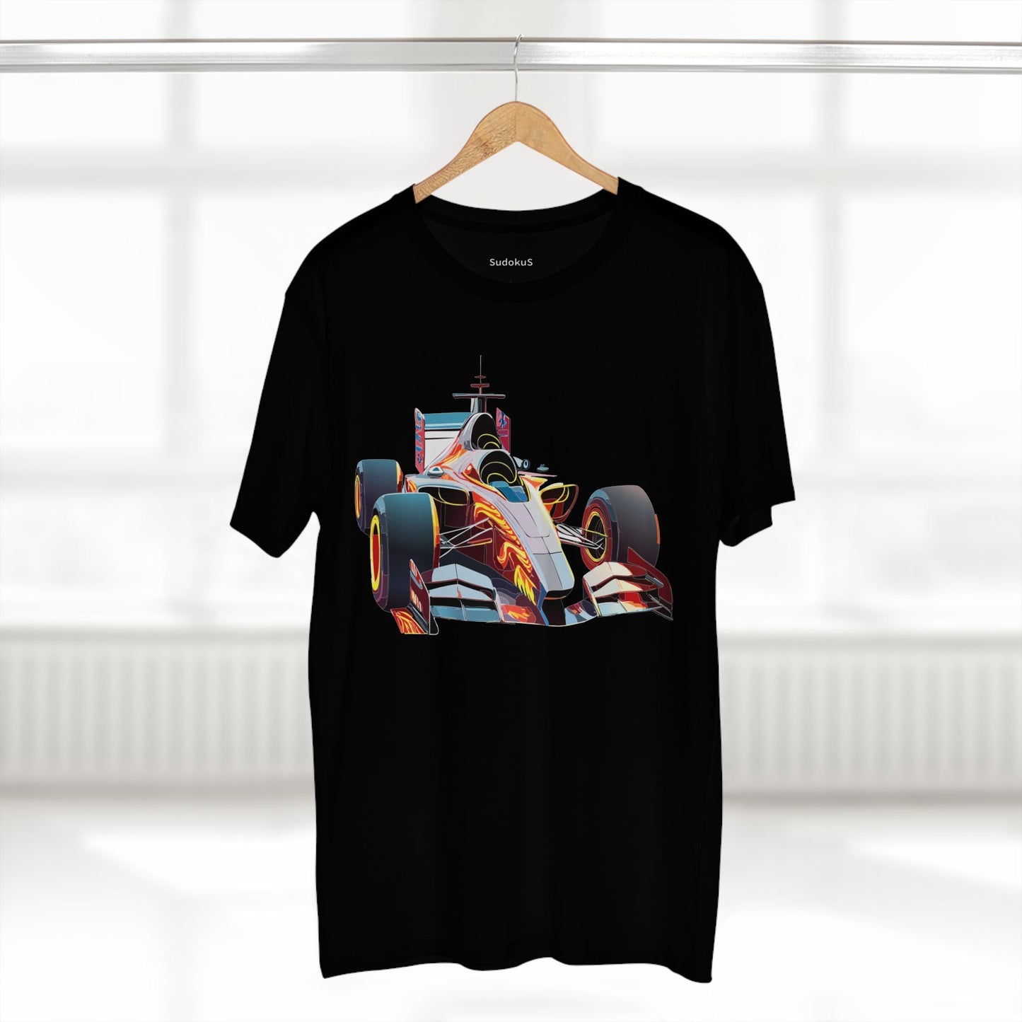 Car Graphic Unisex 100 Cotton Staple Tee 6
