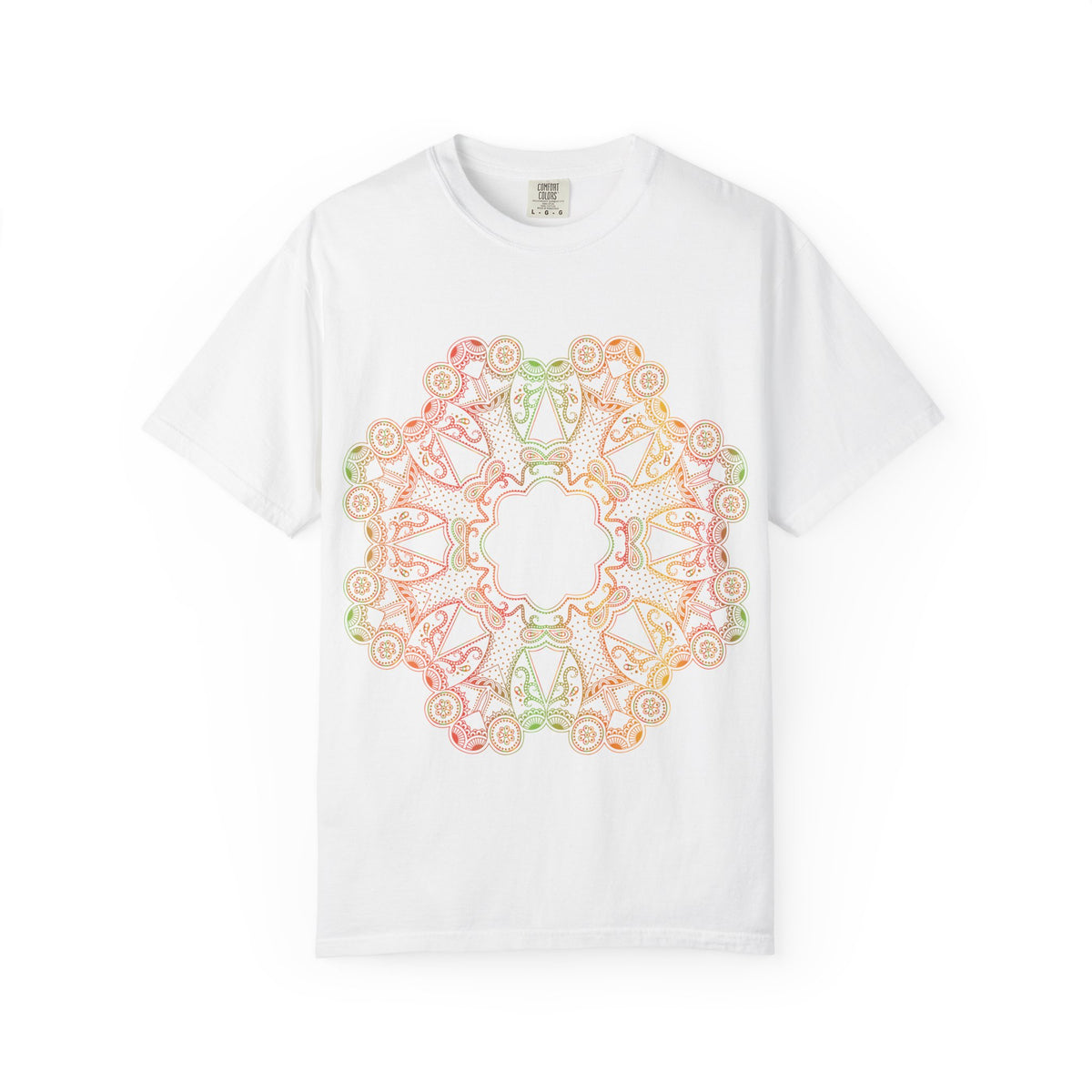 Mandala Graphic Tee Unisex 100 Cotton Comfort Colors T-Shirt 190
