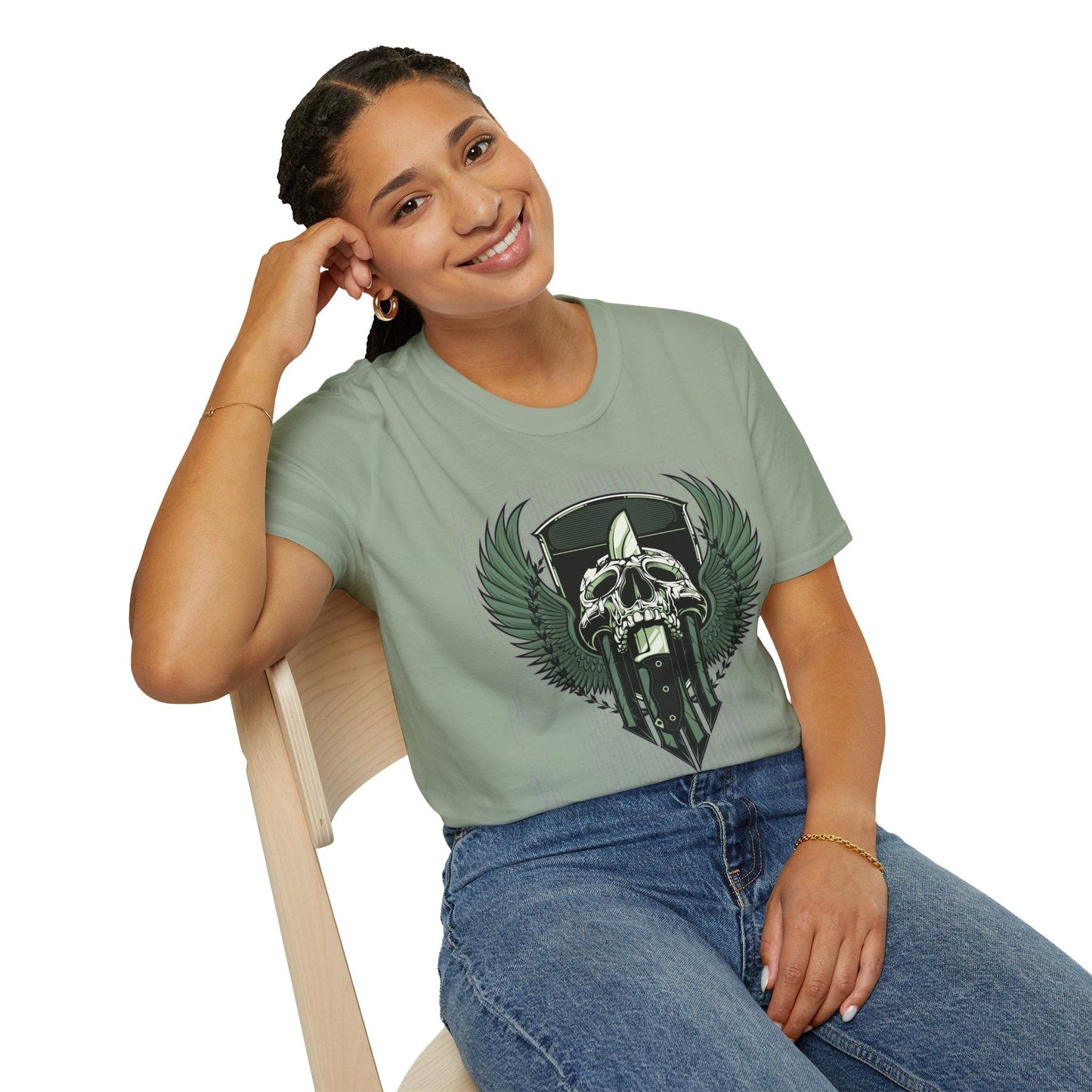 Art Graphic T Shirt Unisex Softstyle Gildan 64000 Cotton Tee With Graphic Design