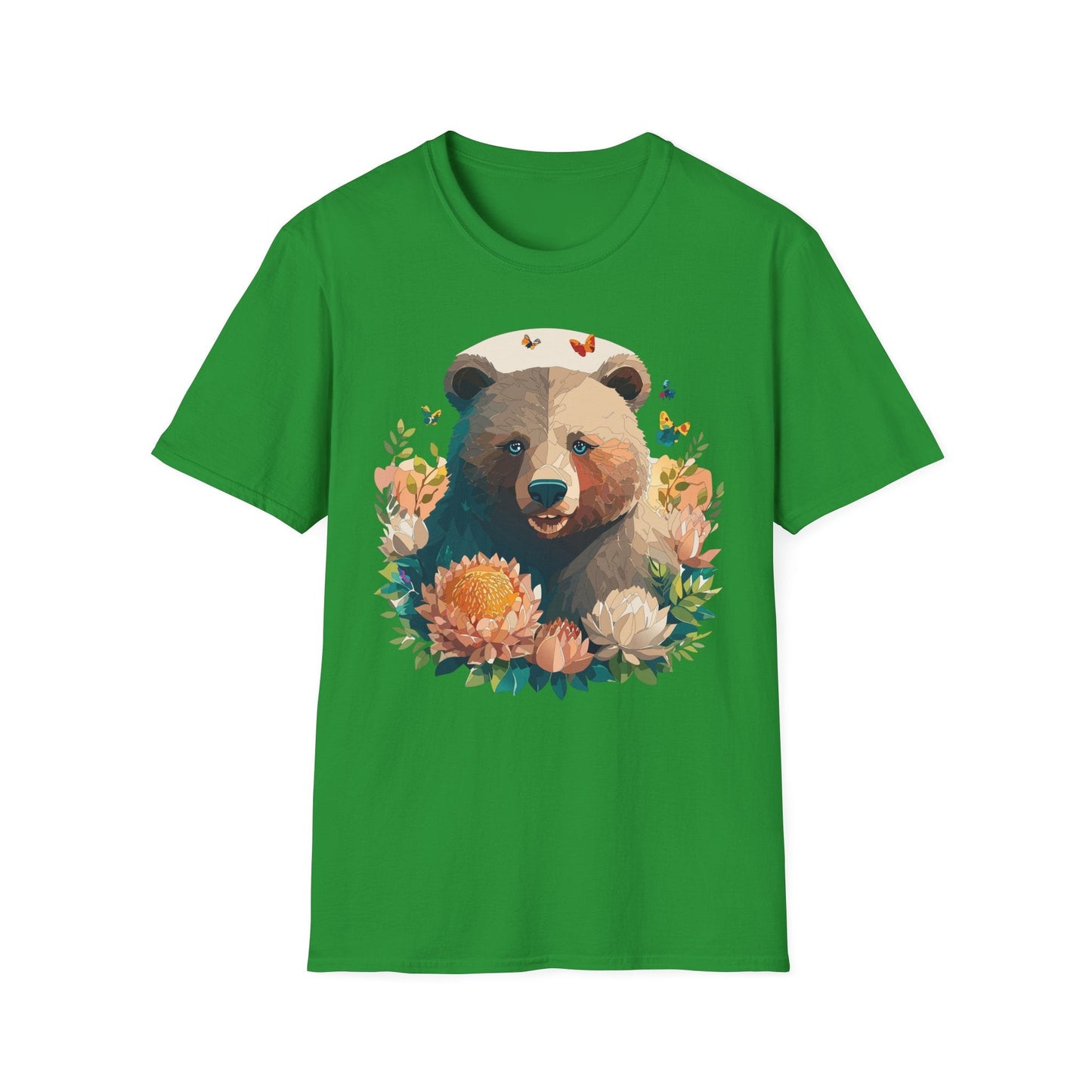 Bear T Shirt Unisex Teddy Bear Shirt Softstyle 100 Percent Ring Spun Cotton Tee Essentials