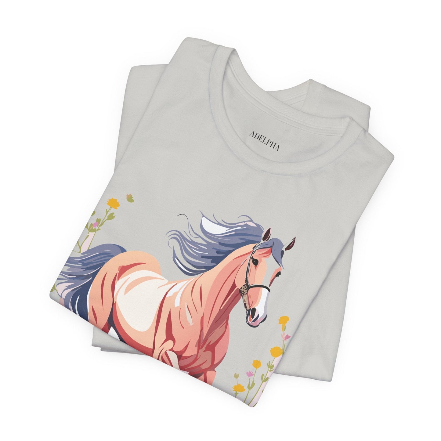 Horse Graphic Unisex 100 Cotton Vintage Animal Art T-Shirt 9