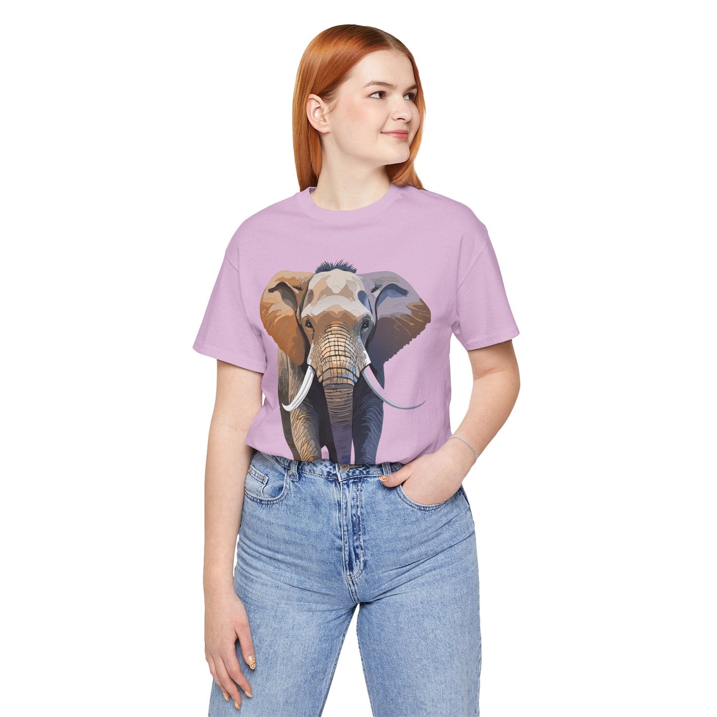 Unisex Animal Art Design Tee Shirt With Wildlife Animals Short Sleeve Everyday Comfort
