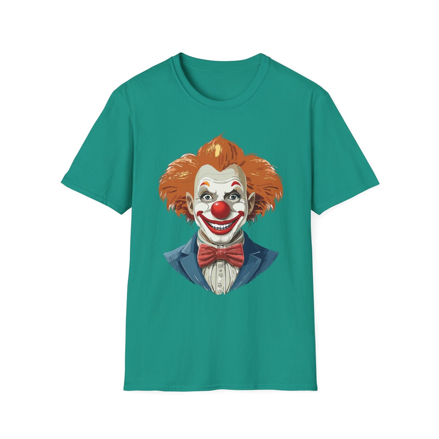 Clown Shirt Unisex Funny Man Circus Tee Softstyle Gildan 64000 Short Sleeve Shirt Premium
