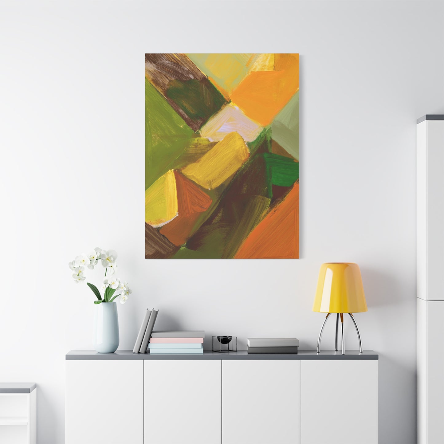 Abstract Geometric Painting Print Canvas 20x24,20x30,24x30 24x32,24x36,30x40 32x48,36x48,40x60 Pine-Wood Inner Frame ABS-59
