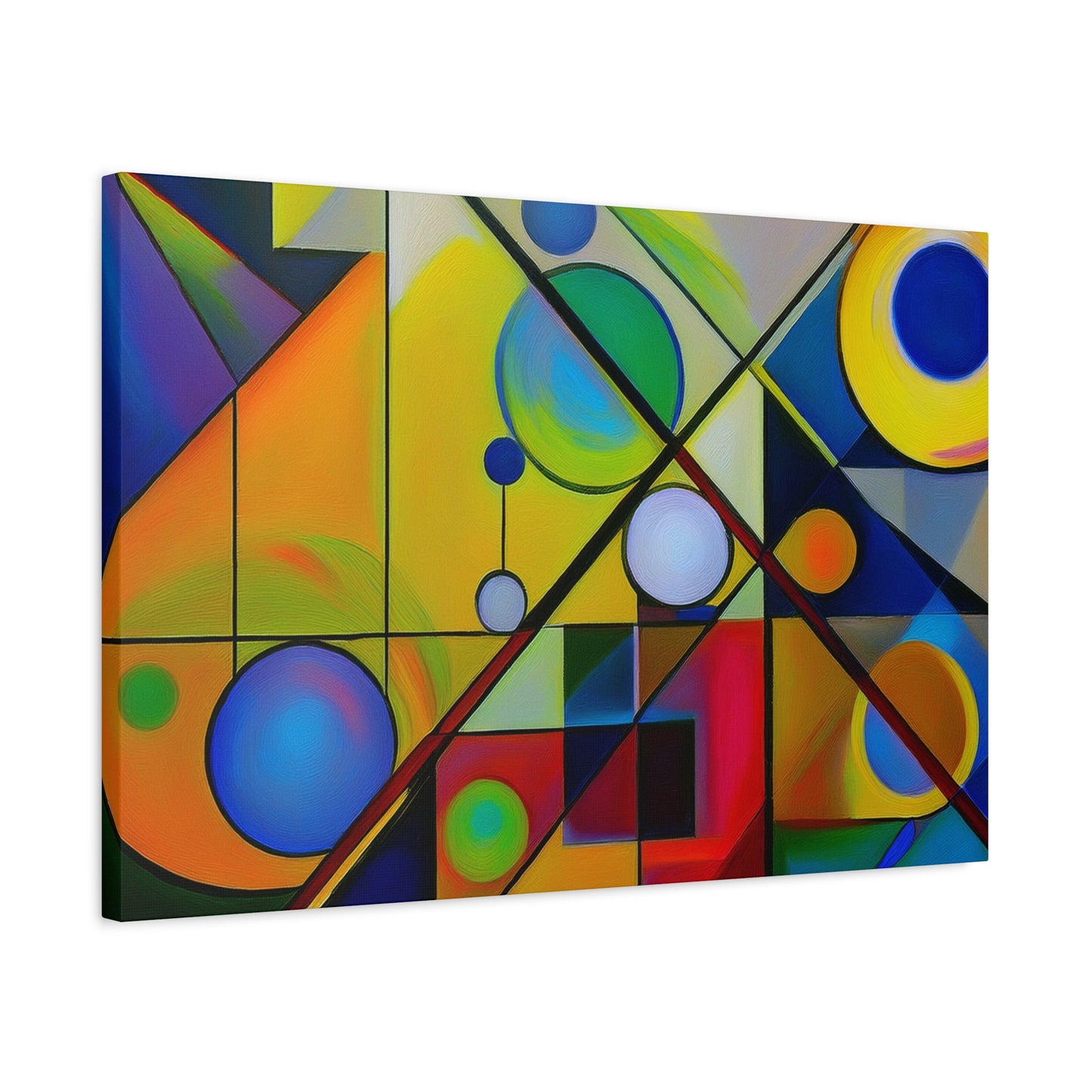 Abstract Oil Painting Print Canvas 24x16, 30x20, 36x24, 48x32, 60x40 Bright Latex Inks, Pine-Wood Inner Frame ABH-6