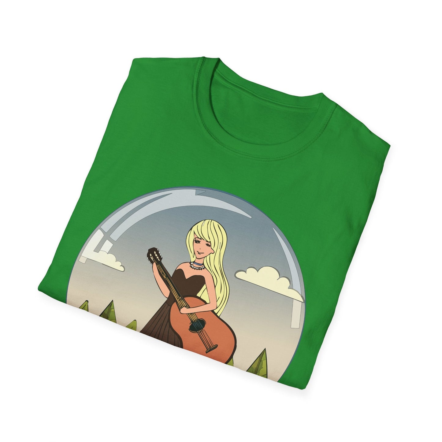 Womens Graphic T Shirt Art Design Tee Softstyle 100 Percent Ring Spun Cotton Short Sleeve