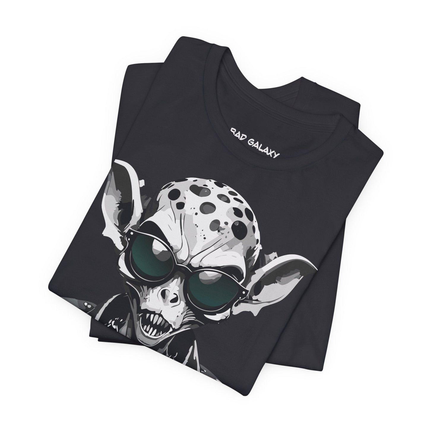 Alien Tee Shirt From Bad Galaxy Made To Order Lightweight 100 Cotton Tee With Eco Inks Free Shipping