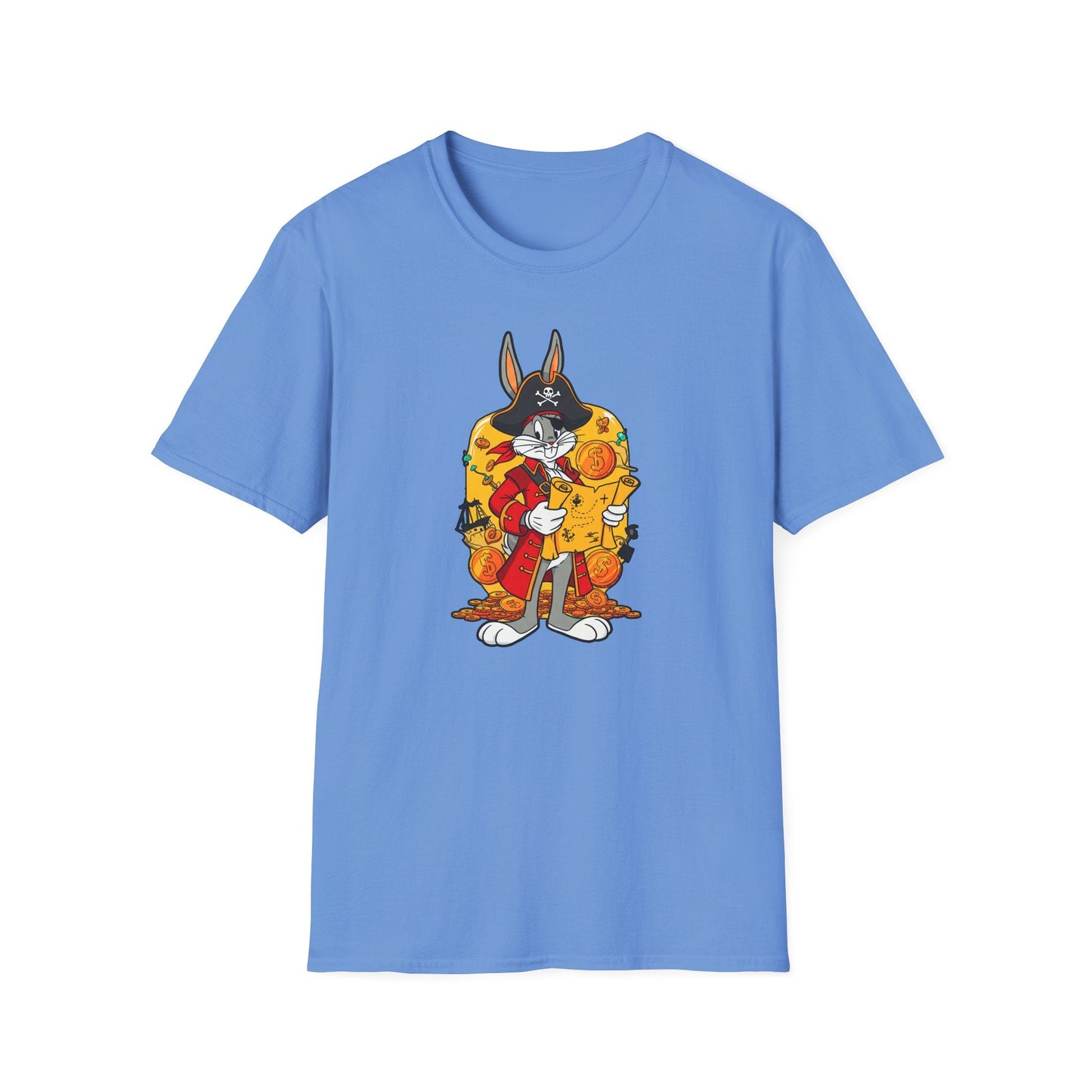 Bugs Bunny Shirt Unisex T Shirt Cartoon Design Animation Tee Gildan Softstyle 64000